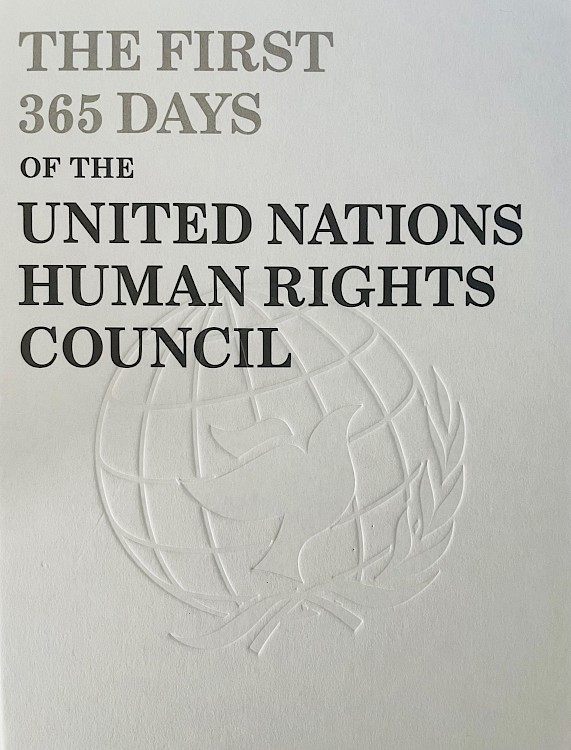 In the book “The First 365 Days of the Human Rights Council”, published by Lars Müller in 2007, I write how the idea for the creation of the Human Rights Council was born. It was mentioned in a paper of Professor Walter Kälin in Berne.