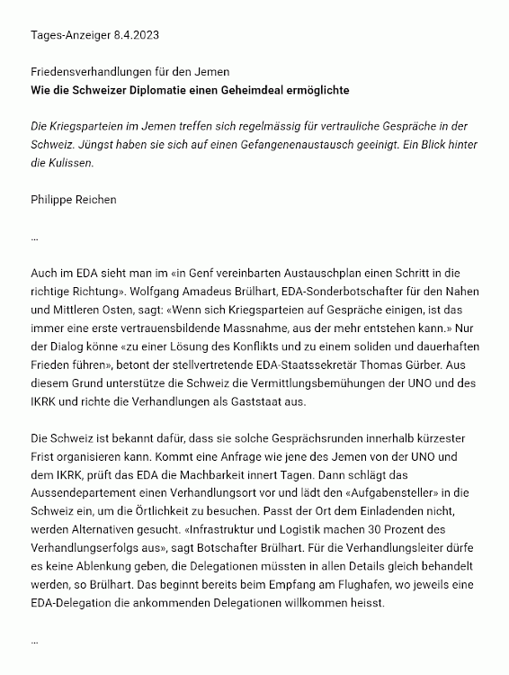 Tages-Anzeiger, 2023